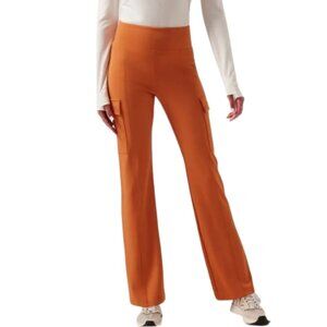 Athleta Delancey Straight‎ Cargo Pant Color: Foliage Orange Size Large
